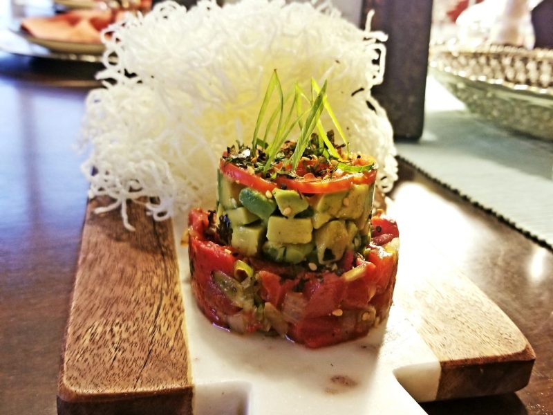 Featured recipe: vegan grilled watermelon poke by Chef Petrina of Gaiya's Harvest. For more vegan recipes, visit www.vegansbaby.com/vegansbaby2018