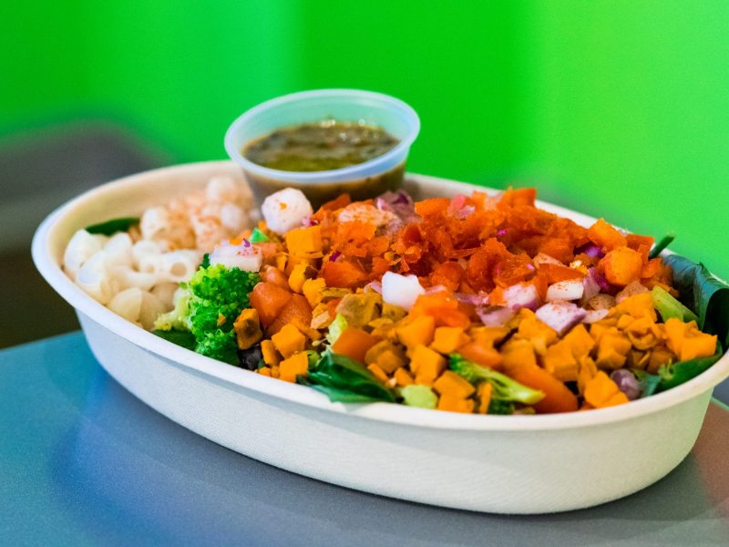 There's a new spot in town for healthy eats. Swing by Grabbagreen and check out their vegan options. For more vegan-friendly restaurants in Las Vegas, visit www.vegansbaby.com/vegansbaby2018