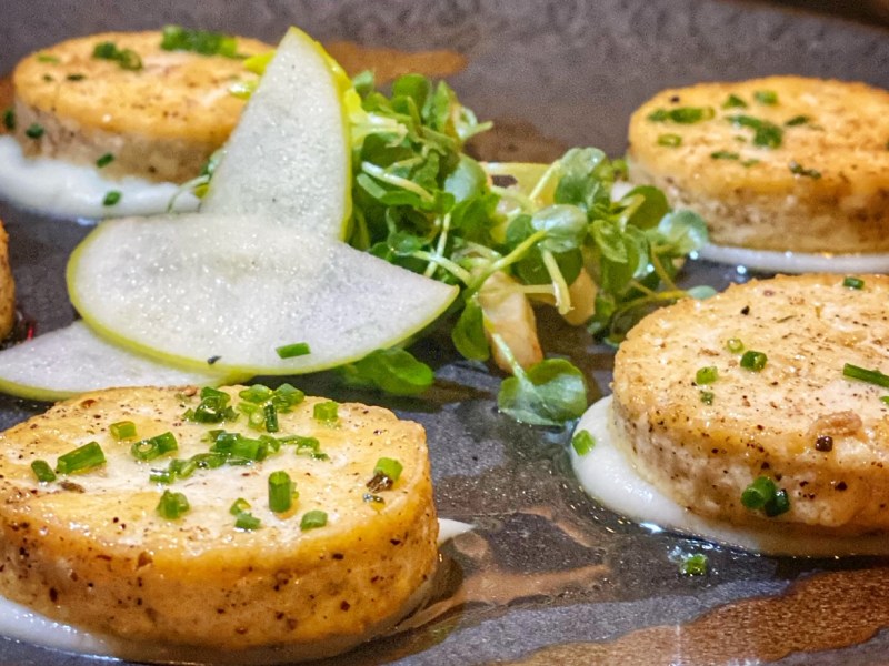 Gordon Ramsay's Hell's Kitchen in Las Vegas has a vegan menu and is a vegan-friendly restaurant on The Strip open late. For more vegan options in Las Vegas, visit www.vegansbaby.com