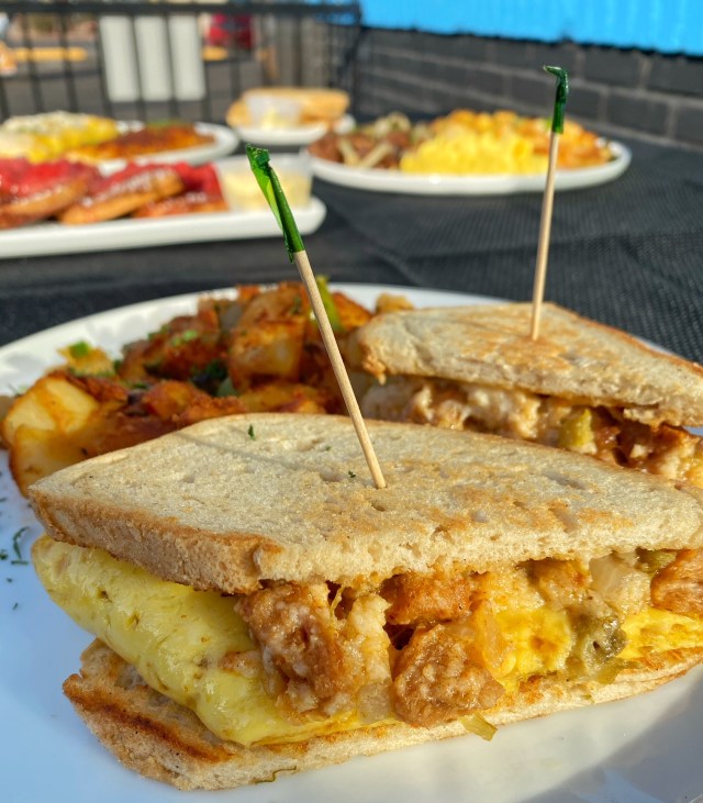 Black and Blue Diner is a vegan-friendly restaurant in Las Vegas. It is by Food Network star Chef Vic Moea. For more vegan dining in Las Vegas, visit www.vegansbaby.com