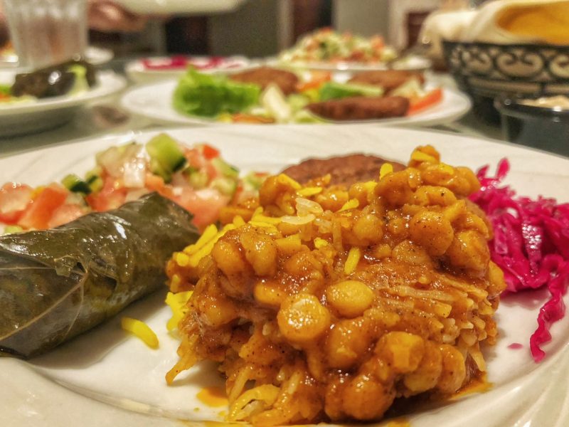 Vegan persian food can be found at American Gypsy Cafe. For more vegan dining options, visit www.vegansbaby.com/vegansbaby2018