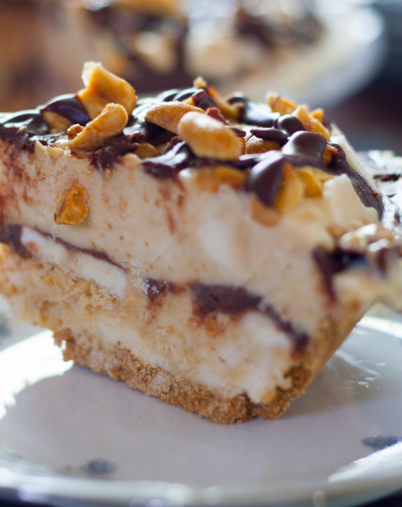 The Dirty Vegan's new cookbook includes this recipe for chocolate peanut butter banana ice cream pie. For more vegan recipes visit www.vegansbaby.com/vegansbaby2018