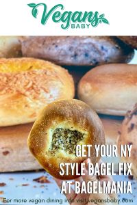 Siegel's Bagelmania has vegan options. The vegan-friendly restaurant near the Convention Center offers bagels, vegan schmears and more. For more vegan options in Las Vegas, visit www.vegansbaby.com