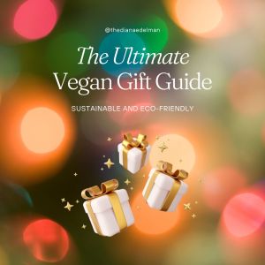 Vegan gift guide for 2024. For more gifts, visit www.vegansbaby.com