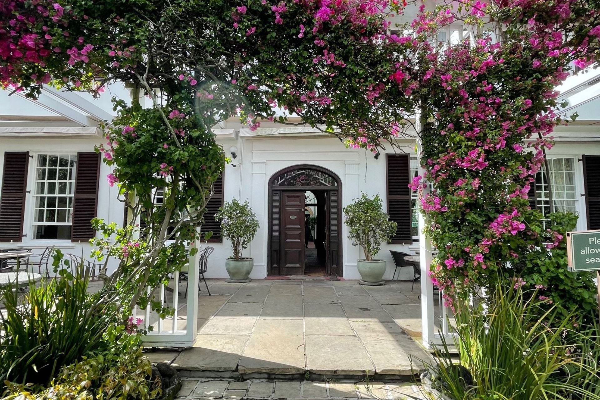 hotel exterior that reflects vegan-friendly accommodation standards
