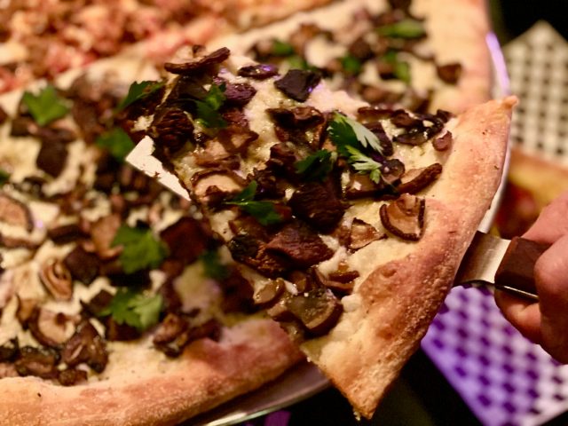 Evel Pie is a vegan-friendly pizza shop in Las Vegas. On Jan. 16, Evel Pie launches a new vegan menu featuring five new vegan pizzas and more. For more vegan dining news visit www.vegansbaby.com