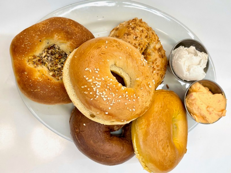 Siegel's Bagelmania has vegan options. The vegan-friendly restaurant near the Convention Center offers bagels, vegan schmears and more. For more vegan options in Las Vegas, visit www.vegansbaby.com