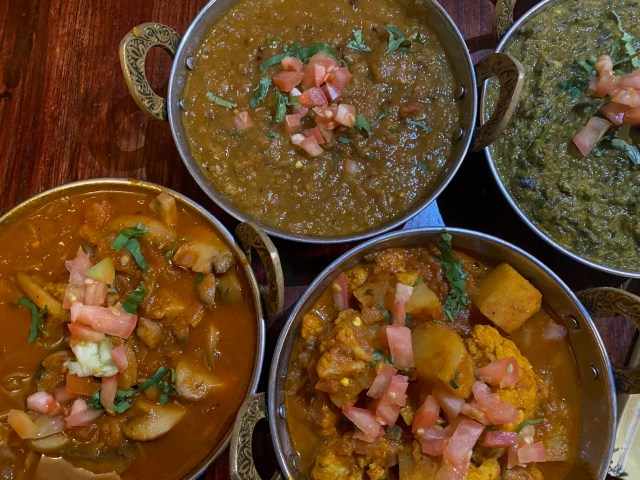 Taj Palace is a vegan-friendly Indian restaurant in Las Vegas. For more vegan options in Las Vegas, visit www.vegansbaby.com