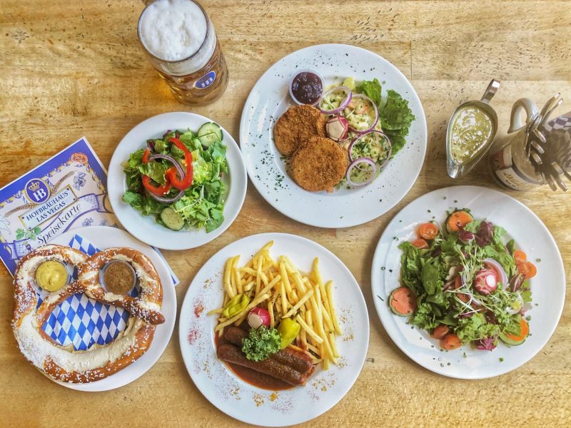 Hofbrauhaus Las Vegas has German vegan food. For more vegan dining options in Las Vegas, visit www.vegansbaby.com/vegansbaby2018