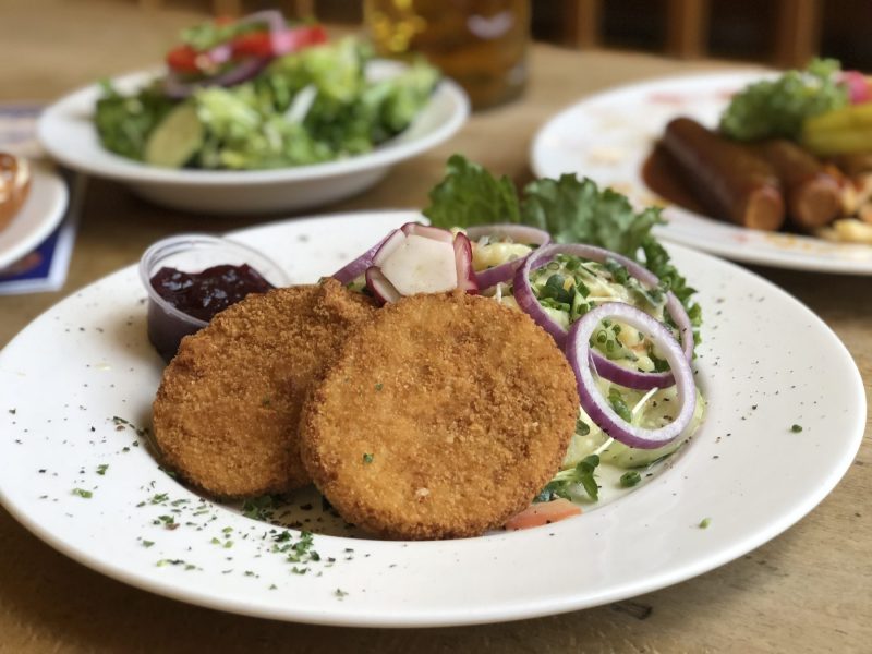 Hofbrauhaus Las Vegas has German vegan food. For more vegan dining options in Las Vegas, visit www.vegansbaby.com/vegansbaby2018