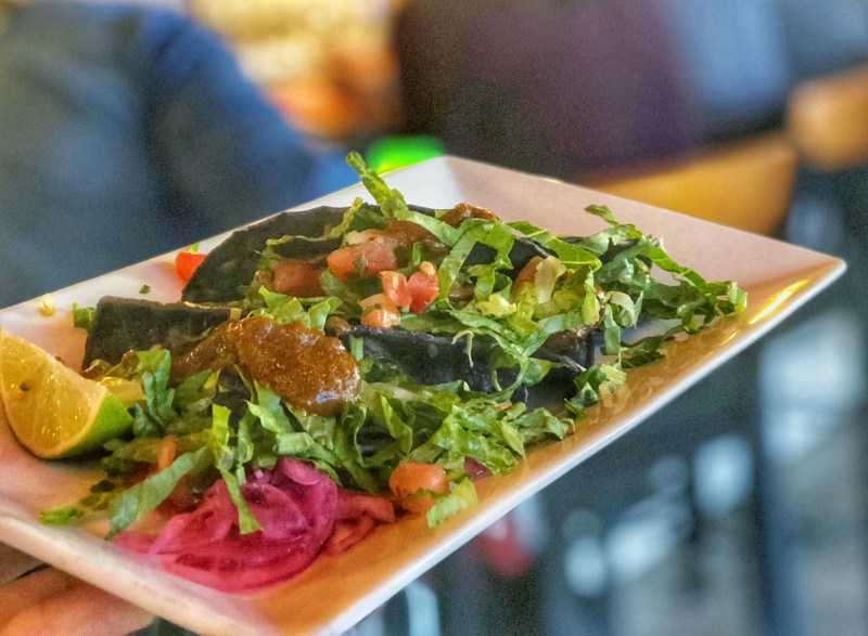 Salud Mexican Bistro features vegan options in Las Vegas. Salud has a creative vegan menu and more. For more vegan food in Las Vegas, visit www.vegansbaby.com/vegansbaby2018