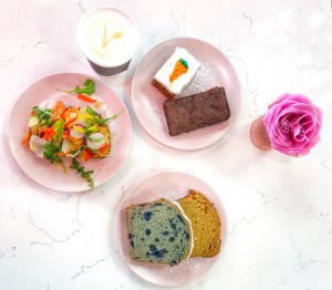 Summerlin's Cafe Lola offers vegan items including toast, pastries and coffee and tea creations. For more vegan options in Las Vegas, visit www.vegansbaby.com/vegansbaby2018