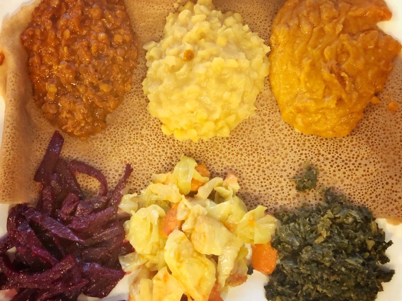 Nu Ethiopian Kitchen is a vegan-friendly Ethiopian restaurant in Las Vegas. For more vegan dining in Las Vegas, visit www.vegansbaby.com