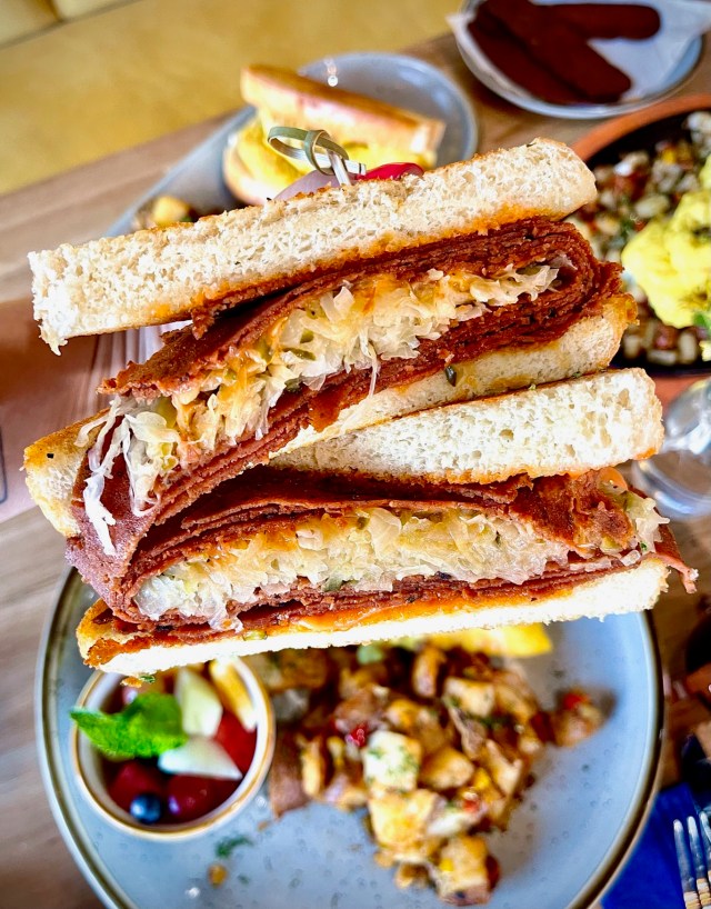 7 dishes to order for vegan brunch at Good Morning Kitchen in Las Vegas. For more vegan dining in Las Vegas visit vegansbaby.com