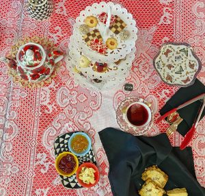 Queen of Hearts offers vegan high tea in Las Vegas. For more vegan dining in Las Vegas visit www.vegansbaby.com