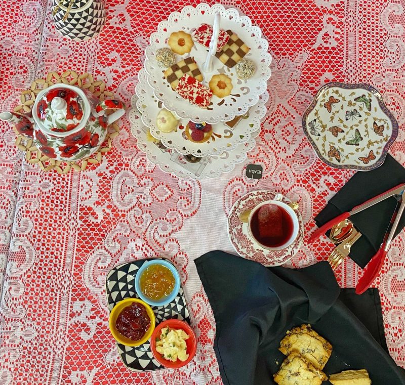 Queen of Hearts offers vegan high tea in Las Vegas. For more vegan dining in Las Vegas visit www.vegansbaby.com