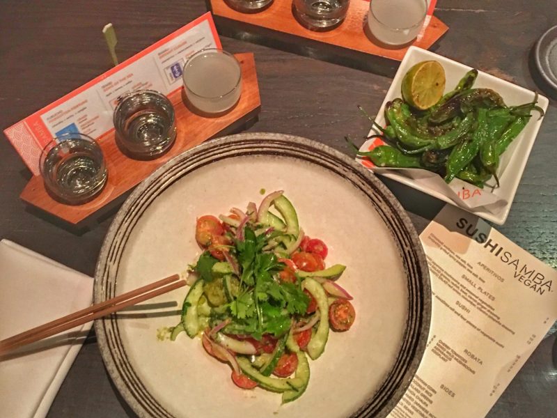 A look at the vegan menu found at SUSHISamba in Las Vegas. For more vegan dining in Las Vegas, visit www.vegansbaby.com/vegansbaby2018