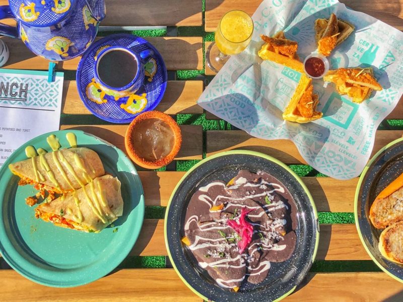 The vegan restaurant in Las Vegas, Tacotarian, has launched a Sunday brunch filled with amazing vegan food and drinks. For more vegan dining in Las Vegas, visit www.vegansbaby.com/vegansbaby2018