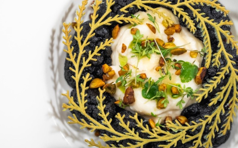 Vegan food at LA VIMEA hotel in Italy