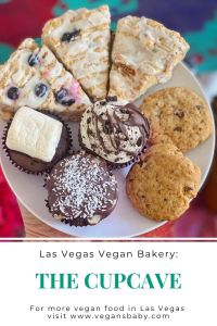 The Cupcave is an all-vegan bakery in Las Vegas and offers pick-up and nationwide shipping. For more vegan bakeries in Las Vegas visit www.vegansbaby.com