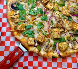 Vegan pizza near me: Pizza Twist vegan options in Las Vegas. For more vegan-friendly restaurants in Las Vegas visit www.vegansbaby.com