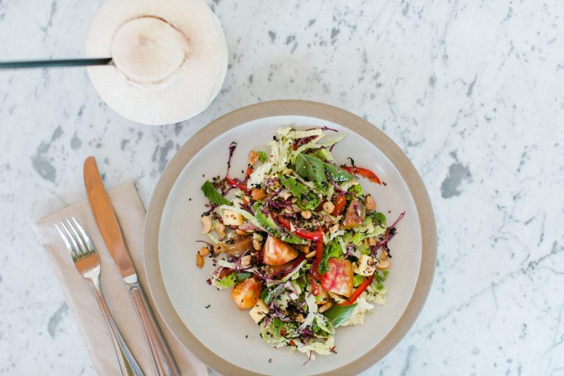 Flower Child, a vegan-friendly restaurant in Las Vegas, serves healthy, vegan and gluten-free vegan dishes. For more vegan dining in Las Vegas, visit www.vegansbaby.com/vegansbaby2018
