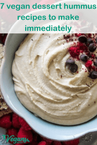 Looking for vegan dessert hummus recipes? We've compiled seven sweet hummus dessert recipes for you! For more of the best vegan recipes, visit www.vegansbaby.com
