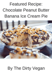 The Dirty Vegan's new cookbook includes this recipe for chocolate peanut butter banana ice cream pie. For more vegan recipes visit www.vegansbaby.com/vegansbaby2018